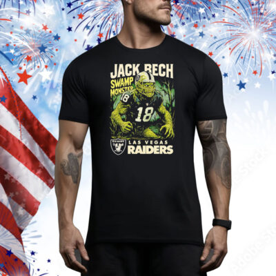 Jack Rech swamp monster Las Vegas Raiders Tee Shirt