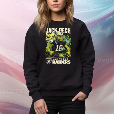 Jack Rech swamp monster Las Vegas Raiders Tee Shirt