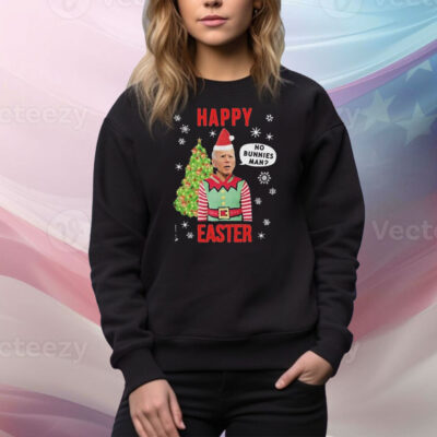 Joe Biden Happy Easter No Bunnies Man Christmas Tee Shirt