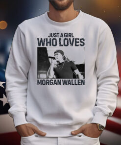 Just a girl who loves Morgan Wallen country music vintage T-Shirt