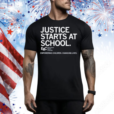 Justice Starts At School Tee Shirt