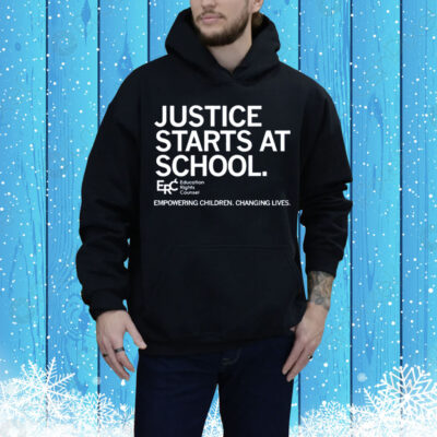 Justice Starts At School Tee Shirt