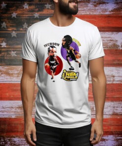 Kobe Bryant vs Allen Iverson NBA Finals 2001 big head Tee Shirt