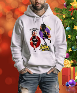 Kobe Bryant vs Allen Iverson NBA Finals 2001 big head Tee Shirt