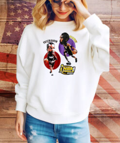 Kobe Bryant vs Allen Iverson NBA Finals 2001 big head Tee Shirt