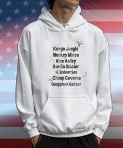 Kongo jungle monkey mines vine valley Gorilla glacier T-Shirt