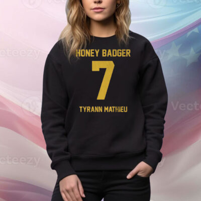 LSU Football Tyrann Mathieu Honey Badger 7 Tee Shirt