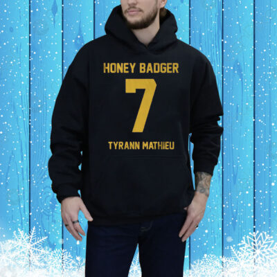 LSU Football Tyrann Mathieu Honey Badger 7 Tee Shirt