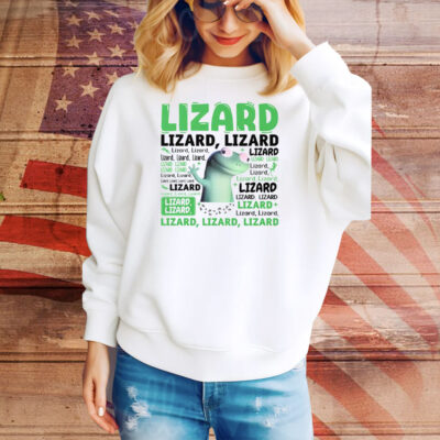 Lizard Lizard Lizard Meme Tee Shirt
