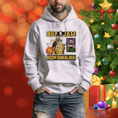 Luka Doncic Lakers NBA Jam Boom Shakalaka Tee Shirt