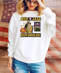 Luka Doncic Lakers NBA Jam Boom Shakalaka Tee Shirt