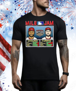 MiLB Jam Chourio and Turang Wisconsin Timber Rattlers Tee Shirt
