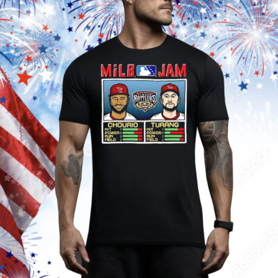 MiLB Jam Chourio and Turang Wisconsin Timber Rattlers Tee Shirt