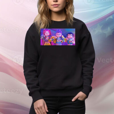 Mira Rumi and Zoey eating ramyeon angrily Tee Shirt