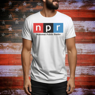 Modern NPR Logo National Public Radio Tee Shirt