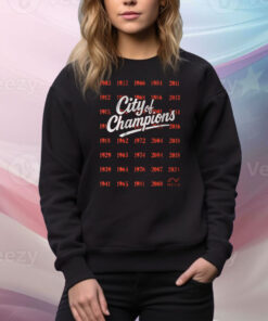 NESN City Of Champions Years Tee Shirt
