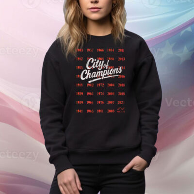 NESN City Of Champions Years Tee Shirt