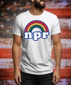 NPR Rainbow Logo Heavyweight Tee Shirt