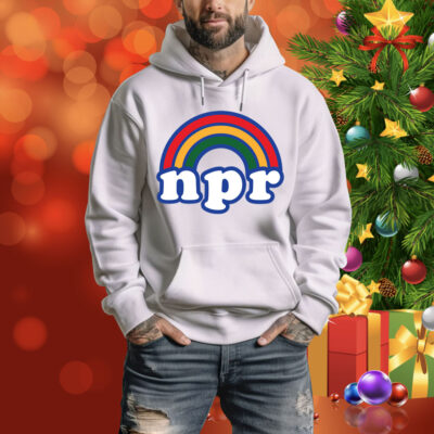 NPR Rainbow Logo Heavyweight Tee Shirt