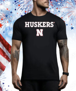Nebraska Cornhuskers Wordmark Tee Shirt