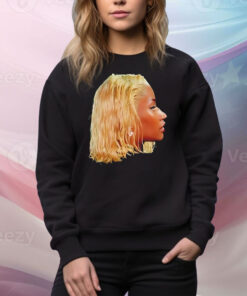 Nicki Minaj blonde bob hairstyle Tee Shirt