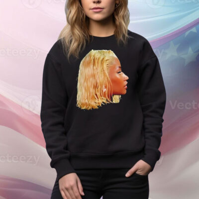 Nicki Minaj blonde bob hairstyle Tee Shirt