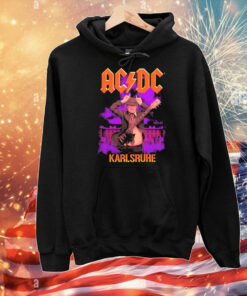 Official AC DC Karlsruhe Messe PWR UP Event Tour Let There Be Rock August 17 2025 T-Shirt