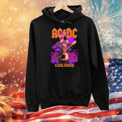 Official AC DC Karlsruhe Messe PWR UP Event Tour Let There Be Rock August 17 2025 T-Shirt