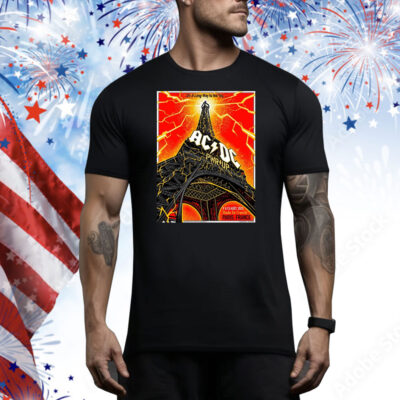 Official AC DC PWR UP It’s A Long Way To The Top August 9-13 2025 at Stade de France in Paris France Poster Tee Shirt
