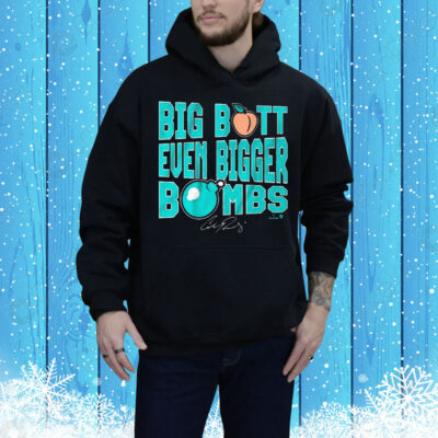 Official Cal Raleigh Big Butt Even Bigger Bombs Seattle Mariners MLB Signature Tee Shirt