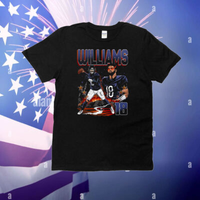 Official Caleb Williams 18 Chicago Bears NFL Football Planet Euphoria Artwork 2025 T-Shirt