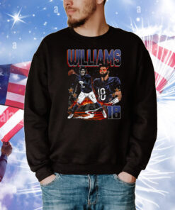 Official Caleb Williams 18 Chicago Bears NFL Football Planet Euphoria Artwork 2025 T-Shirt