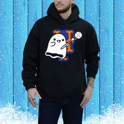 Official Lets Go New York Mets MLB Baby Ghost Halloween 2024 Tee Shirt