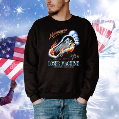 Official Loser Machine X Mooneyes Go Where The Action Is Racing Team Graphic T-Shirt