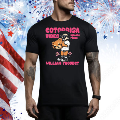 Official New La Cotorrisa X William Project Cotorrisa Vibes Ricardo Perez Tee Shirt