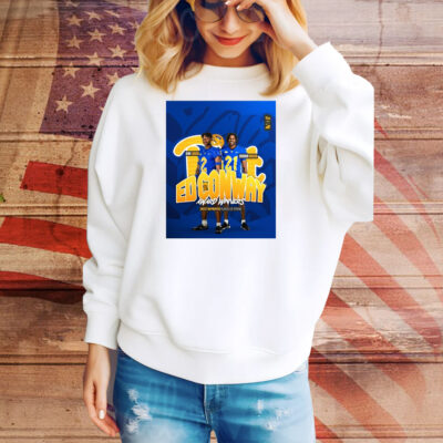Official Pittsburgh Panthers Kenneth Johnson And Shadarian Harrison Ed Conway Award Winners Most Improved Players Of Spring Poster Tee Shirt