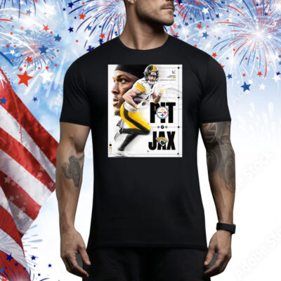 Official Pittsburgh Steelers At Jacksonville Jaguars NFL August 9th 2025 EverBank Stadium in Jacksonville, FL Poster Tee Shirt