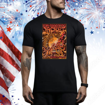 Official Poster My Morning Jacket August 5 2025 Hayden Homes Amphitheater In Bend OR Tee Shirt