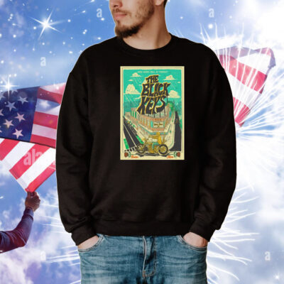 Official Poster The Black Keys August 16 2025 MGM Music Hall At Fenway In Boston MA T-Shirt