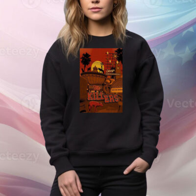 Official Poster The Killers Osheaga Music And Arts Festival in Montreal QC August 1 2025 Tee Shirt