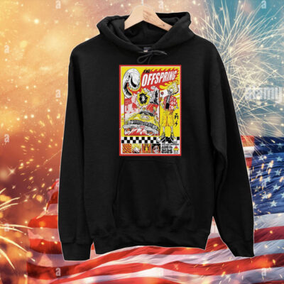 Official Poster The Offspring On August 16 2025 At Credit Union 1 Amphitheatre In Tinley Park IL T-Shirt