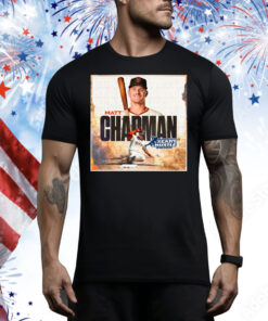 Official San Francisco Giants Matt Chapman 2025 MLB Heart and Hustle Award winner Poster Tee Shirt