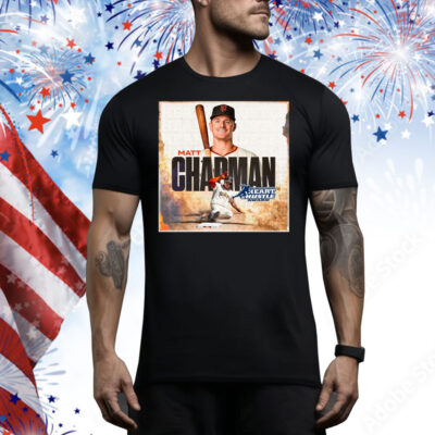 Official San Francisco Giants Matt Chapman 2025 MLB Heart and Hustle Award winner Poster Tee Shirt