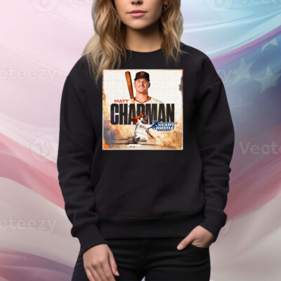Official San Francisco Giants Matt Chapman 2025 MLB Heart and Hustle Award winner Poster Tee Shirt
