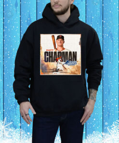 Official San Francisco Giants Matt Chapman 2025 MLB Heart and Hustle Award winner Poster Tee Shirt