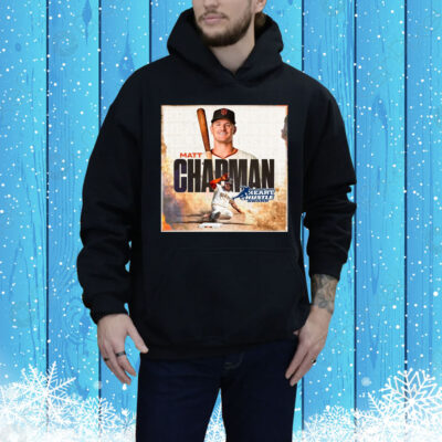 Official San Francisco Giants Matt Chapman 2025 MLB Heart and Hustle Award winner Poster Tee Shirt