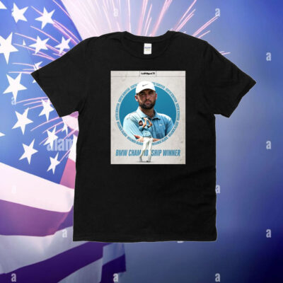 Official Scottie Scheffler 2025 BMW Championship Winner Fifth Victory Of The Year Poster T-Shirt