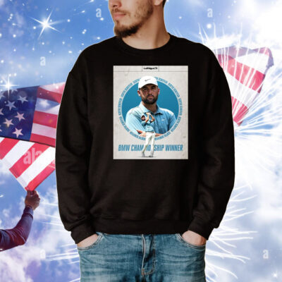 Official Scottie Scheffler 2025 BMW Championship Winner Fifth Victory Of The Year Poster T-Shirt