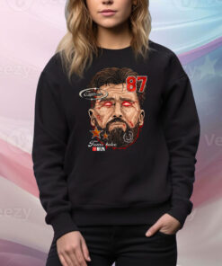 Official Travis Kelce Fat Head Kansas City Chiefs NFL Planet Euphoria Artwork Tee Shirt