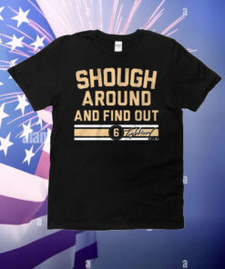 Official Tyler Shough Around and Find Out New Orleans Saints NFL Football Signature T-Shirt